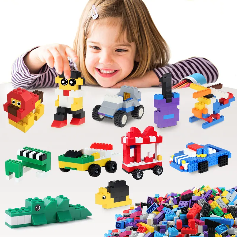 Детские Классические строительные блоки набор городских кирпичей игрушки для