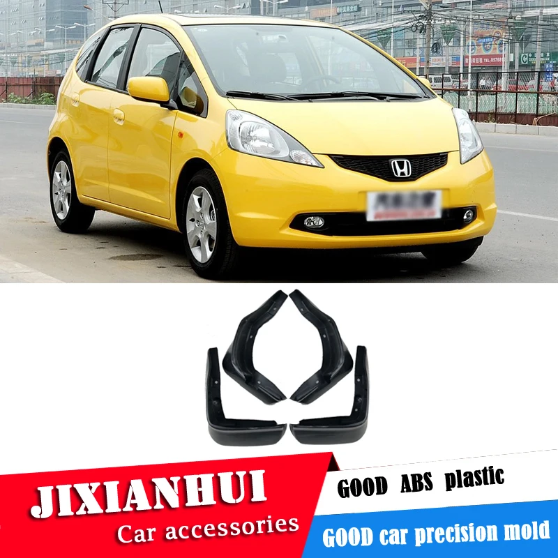 Брызговики для Honda FIT/JAZZ 2008 2010 брызговики передние с цветным и задним брызговиками