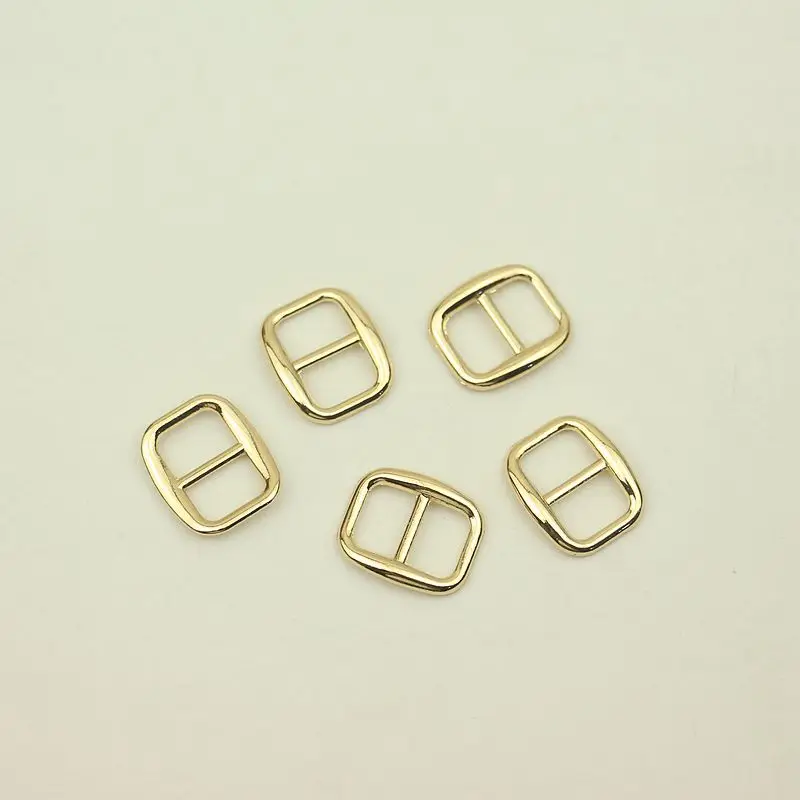 50Pcs 9mm Mini Metal Tri-Glide Slider Adjustable Buckle Bag Backpack Webbing Strap Hooks Clasp DIY Sewing Hardware Accessory