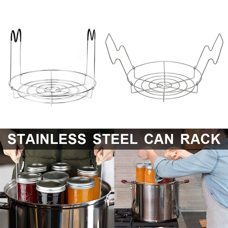 

304 Stainless Steel Flat Canning Rack Canner Rack Storage Shelf for Kitchen Durable FAS6