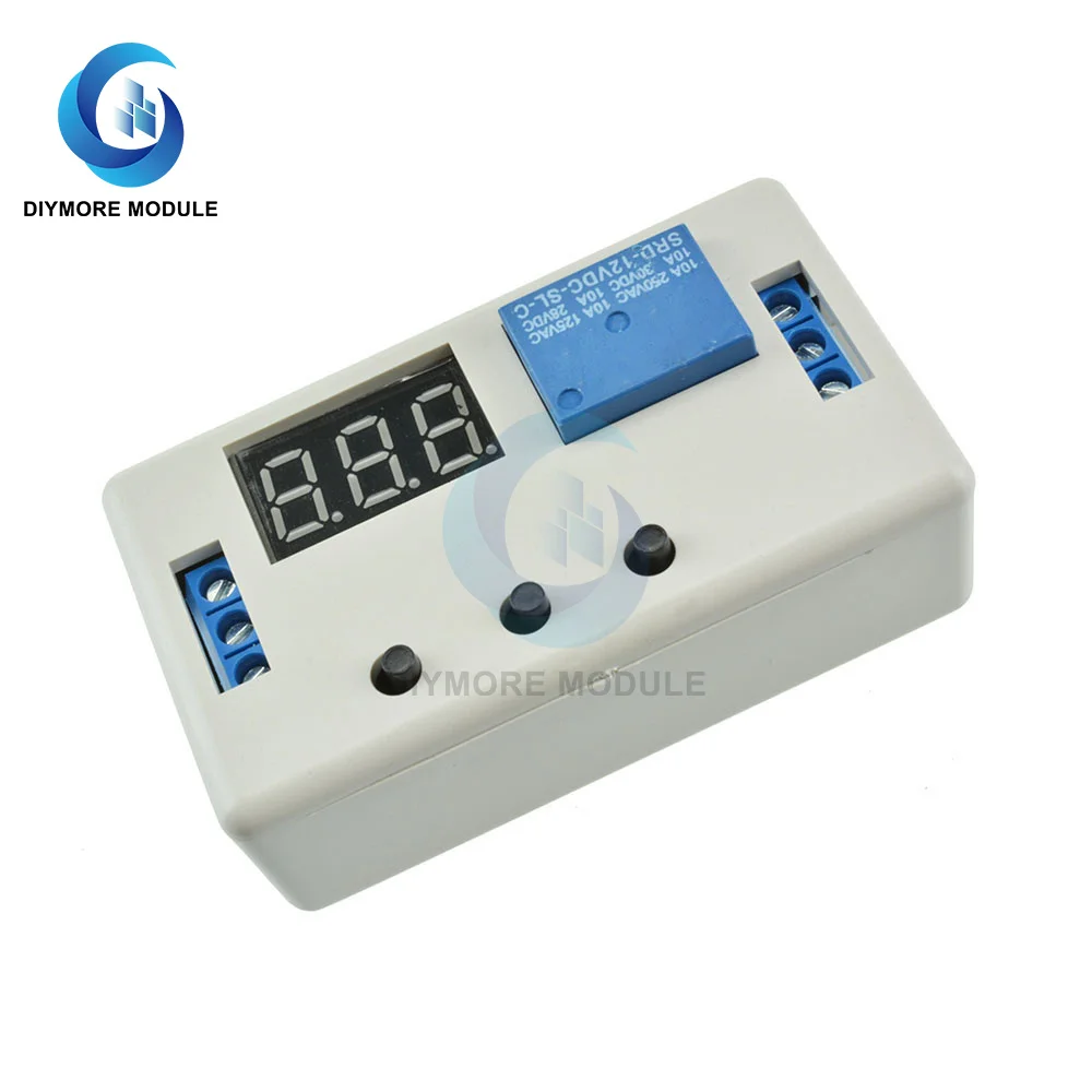 Релейный модуль с задержкой времени постоянный ток 12 В 24 светодиодный дисплей 3