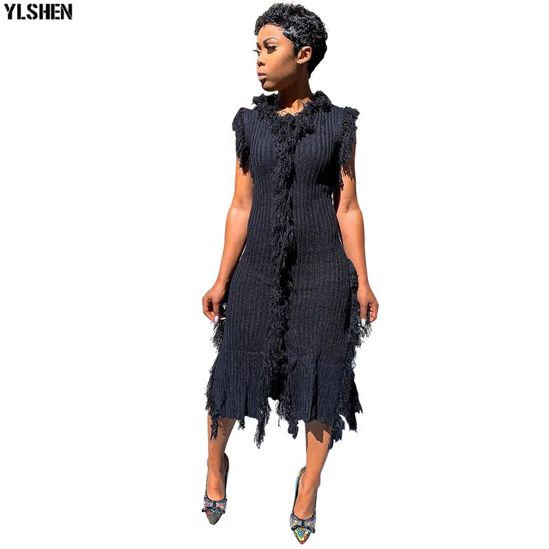 Африканские платья для женщин африканская одежда платье Африки Kint Tassel Dashiki