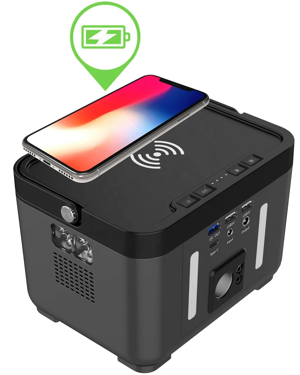 

Портативное зарядное устройство 200 Вт, 60000 мАч, 110 В переменного тока, 120 В, 220 В, 240 В для дома, улицы, кемпинга, ноутбука, электроинструменты для ...