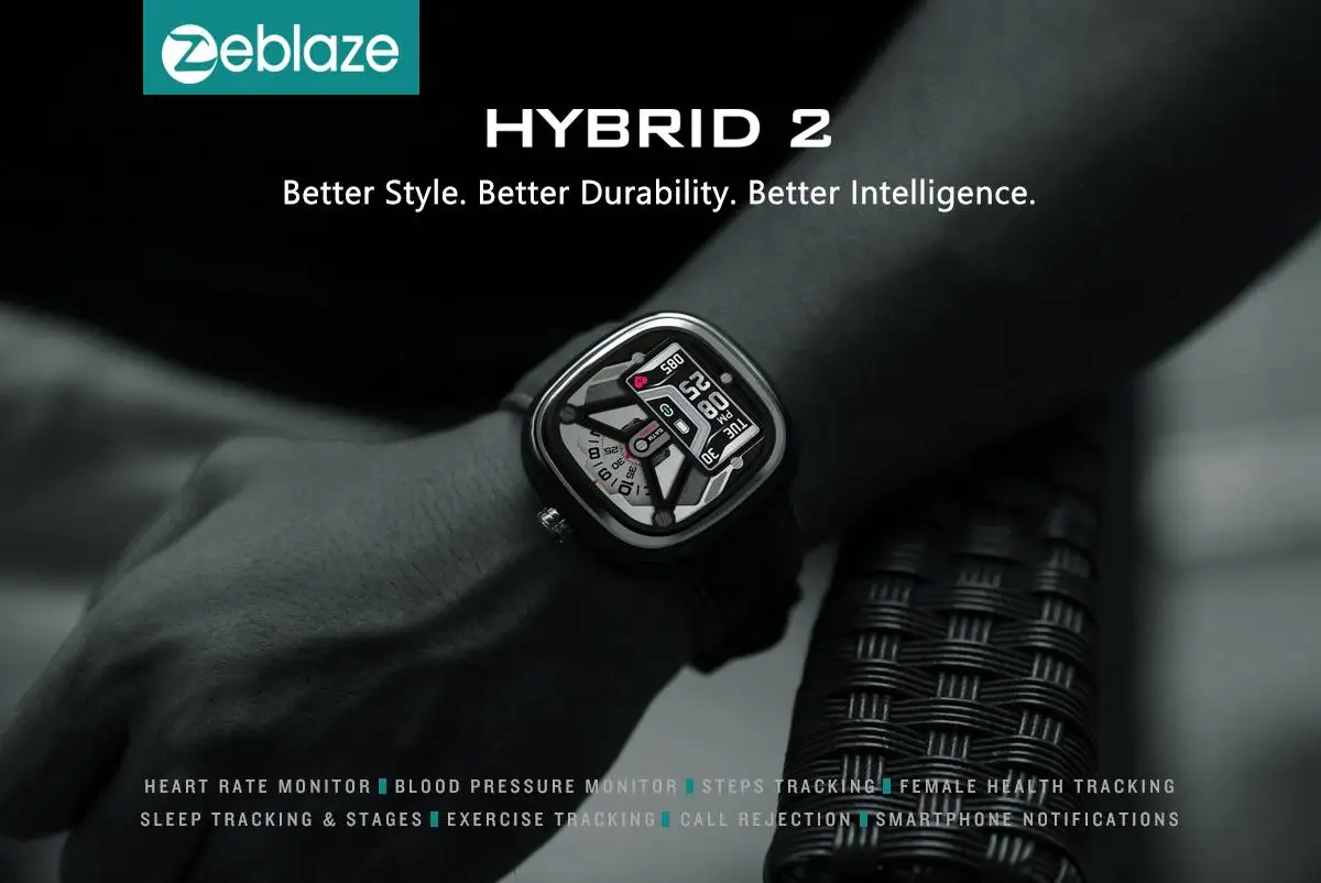 Модные Смарт-часы Newwest Zeblaze Hybrid-2, монитор сердечного ритма, кровяного давления, отслеживание здоровья женщин в течение всего дня, двойной мод