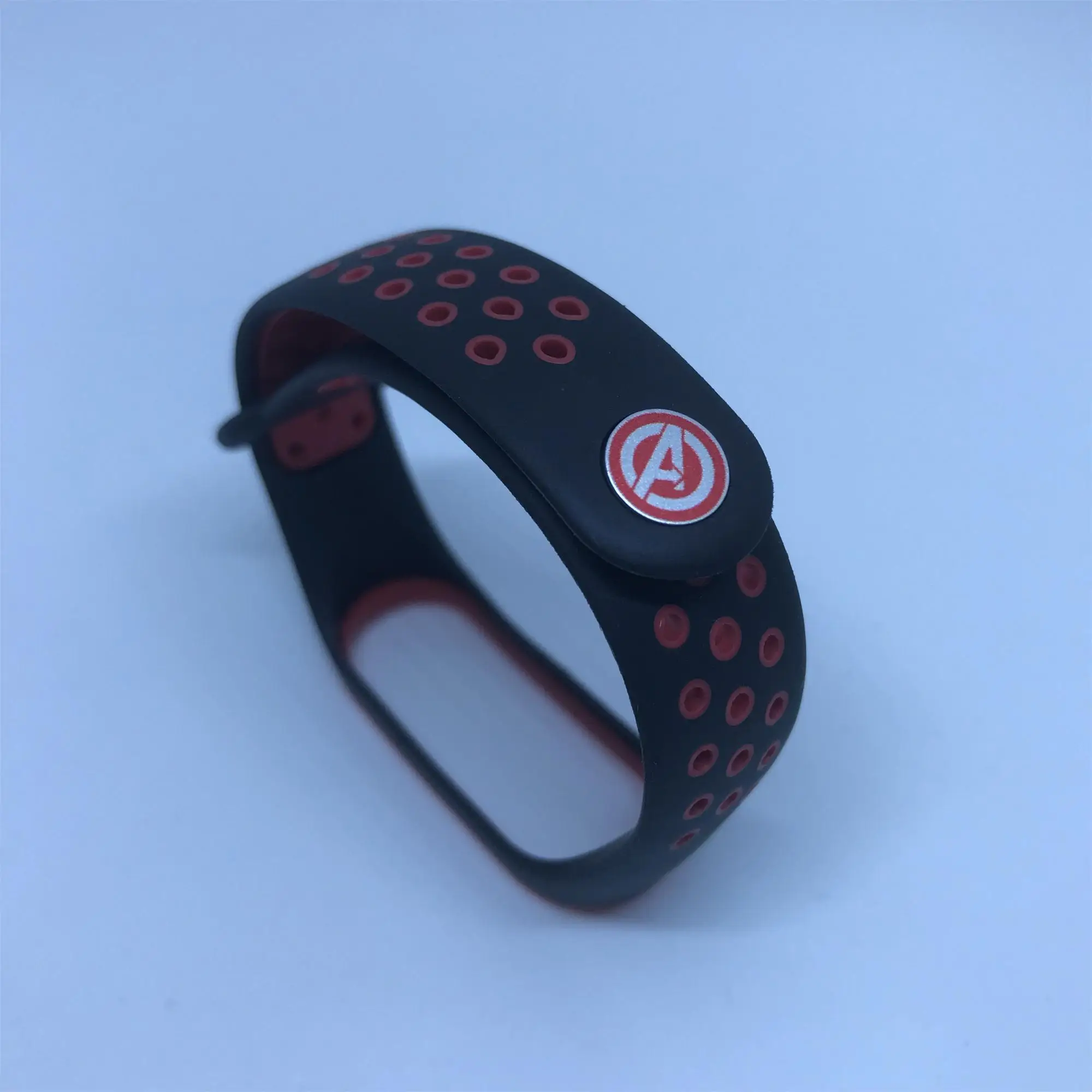 FIFATA NEW The Avengers Silicone Watch Strap For Xiaomi Mi Band 4 Xiaomi Mi Band 3 Smatr Watch Wristband Replace Accessories
