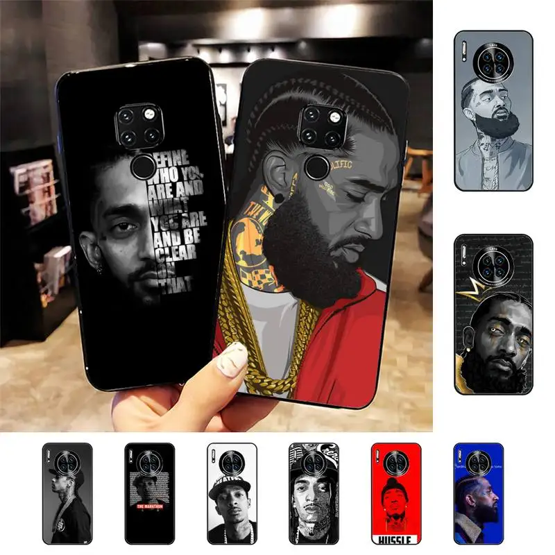 

Rapper Nipsey Hussle Phone Case For Huawei Nova 3I 3E mate 20lite 20Pro 10lite Luxury funda case