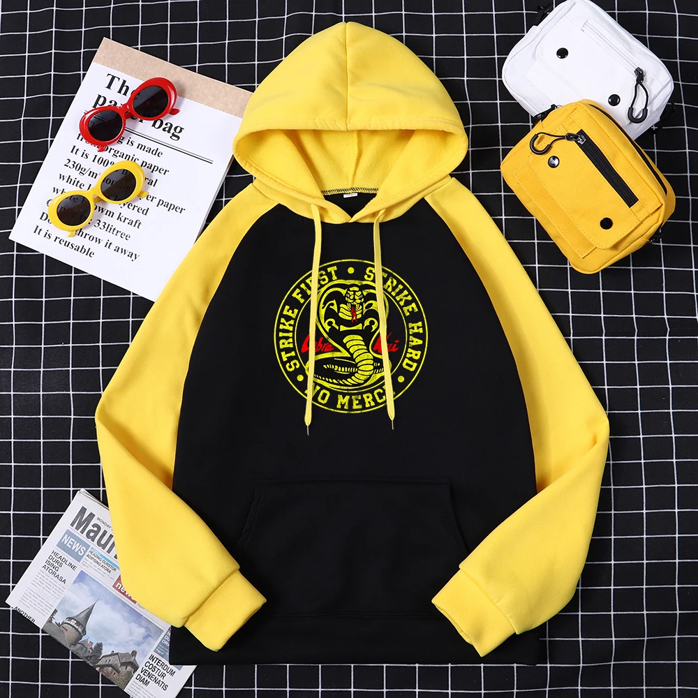 Кобра Толстовка Кай женская уличная повседневная одежда мода Harajuku пуловер