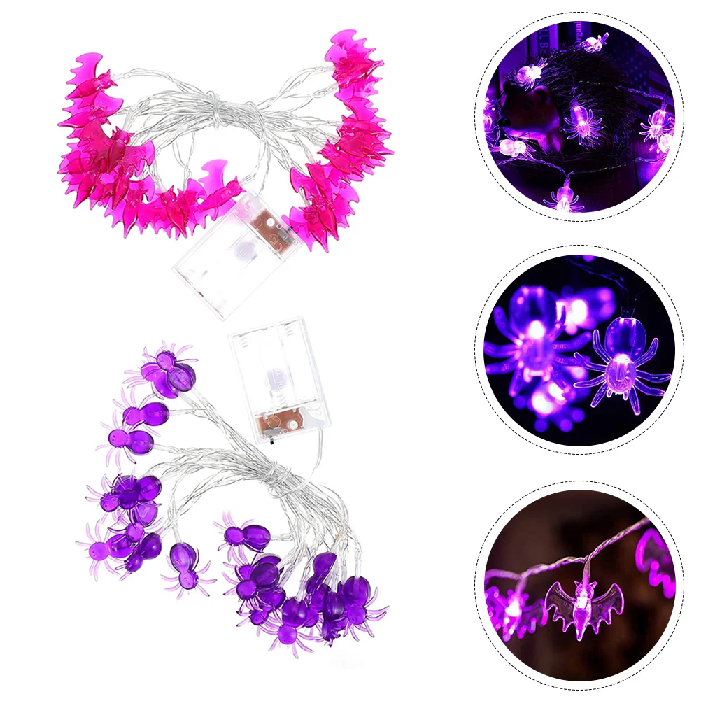 

2 Sets Decorative LED Light String Creepy Scene Lamp String