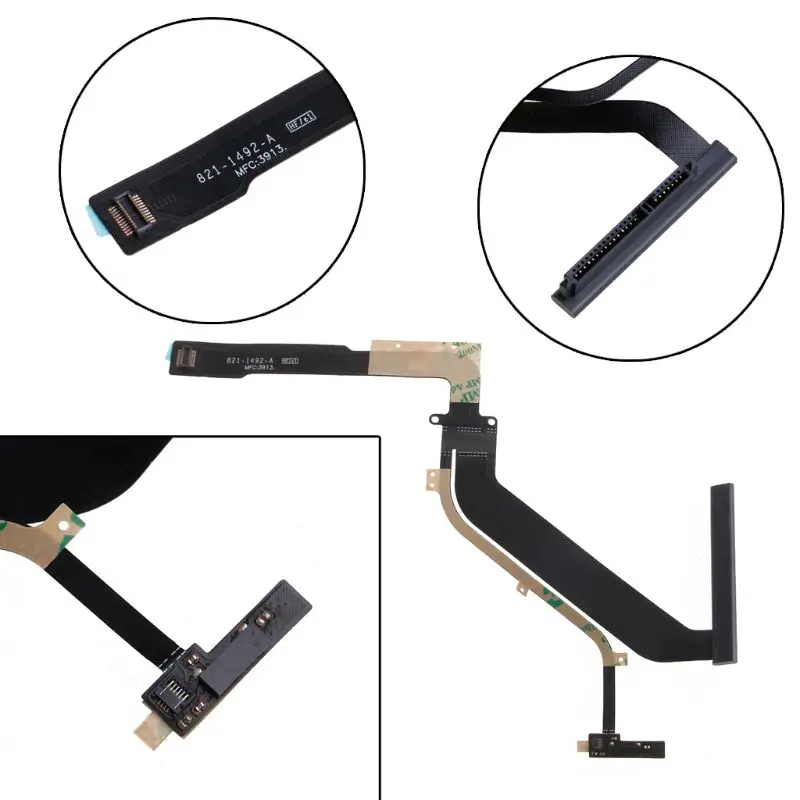 Новый оригинальный HDD жесткий диск SATA гибкий кабель 821-1492-A для MacBook Pro 15 &quotA1286 2012 MD103