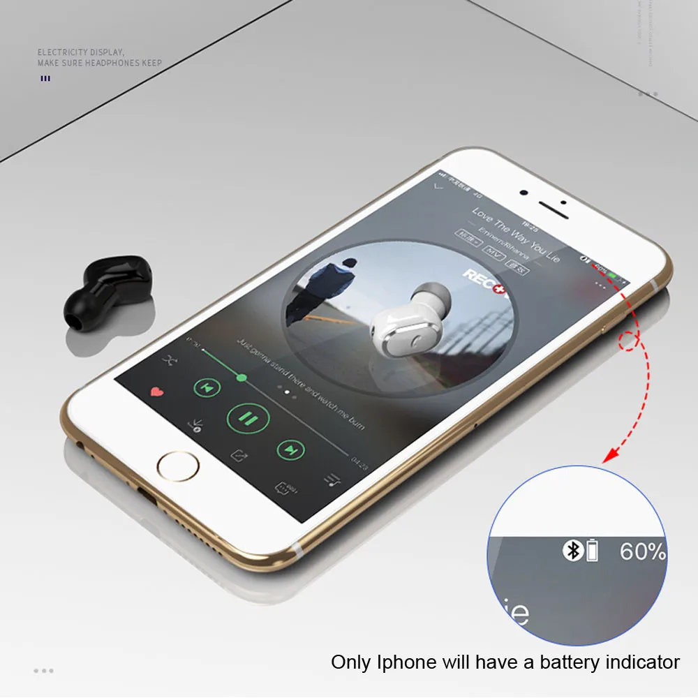 Мини-гарнитура с Bluetooth 5 0 спортивные наушники-вкладыши для мужчин и женщин |