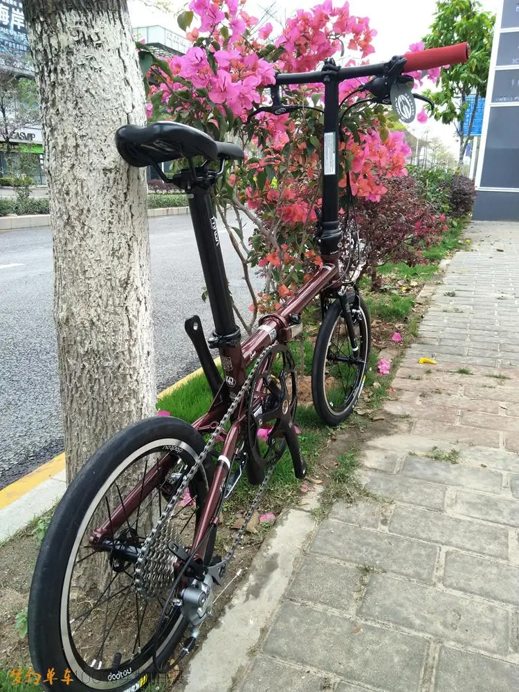Fnhon FCG1609 складной велосипед 16 дюймов Minivelo CR-MO сталь V тормоз 9 скоростей городской Commuter велосипед для Shimano Shift ретро досуг BMX