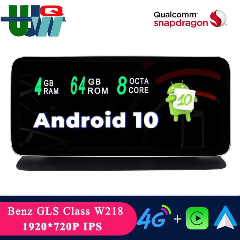 

UJQW 2 Din Android 10.0 Car Radio Bluetooth Video Players For Mercedes Benz CLS Class W218 2011-2018 Snapdragon Carplay GPS DVD