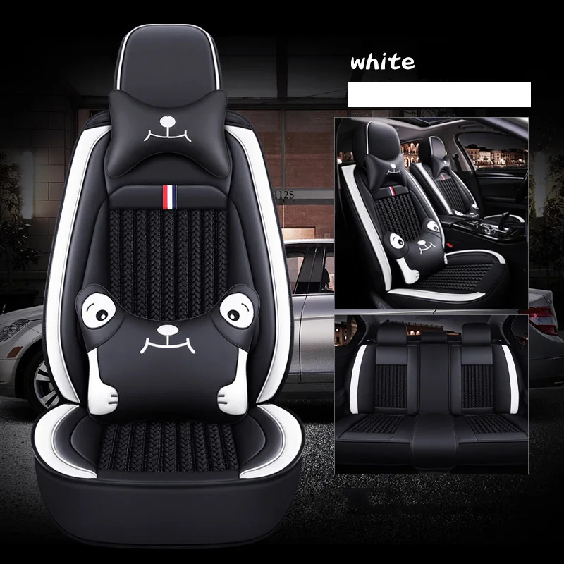 car believe leather car seat cover For chevrolet captiva tahoe cruze 2012 colorado spark 2011 aveo t250 accessories seat covers - Color Name: Color 9