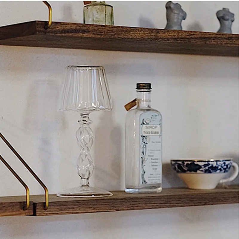 Подсвечник из хрустального стекла подсвечник простой ретро винтажный украшение