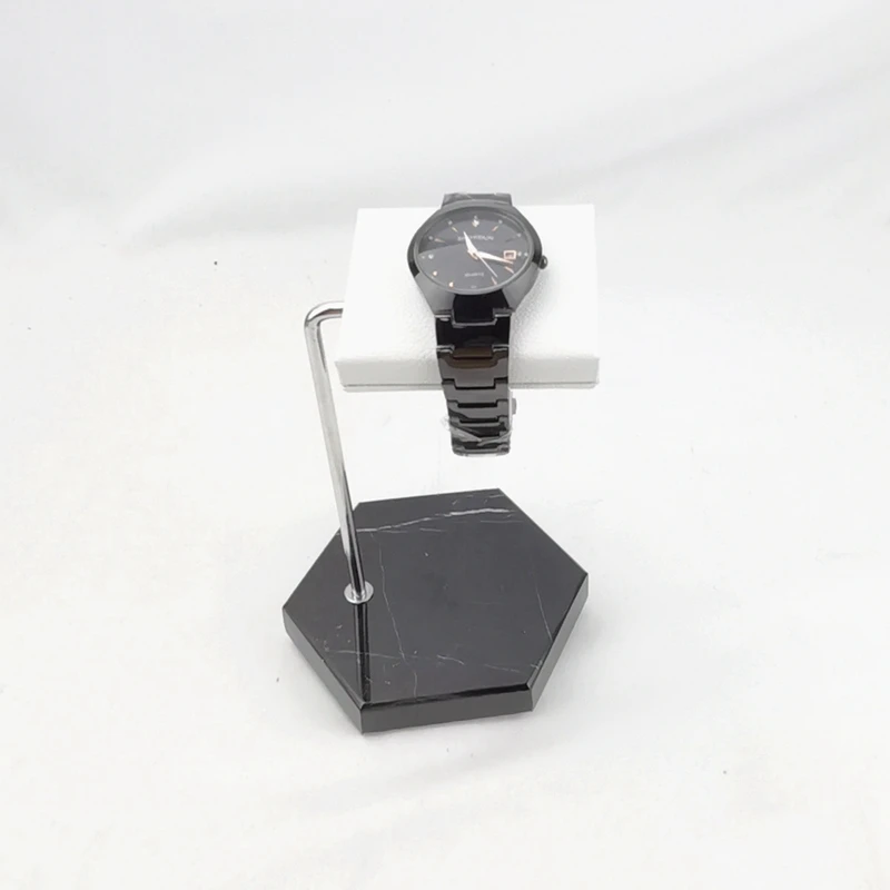 

Marble Watch Stand New Creative Watch Display Stand Watch Stand PU Leather Watch Holder Hexagon