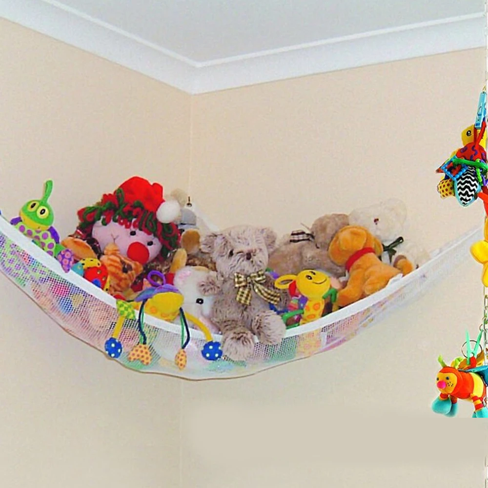 OEAK Полезная большая детская игрушка мягкий плюшевый гамак для хранения сетка