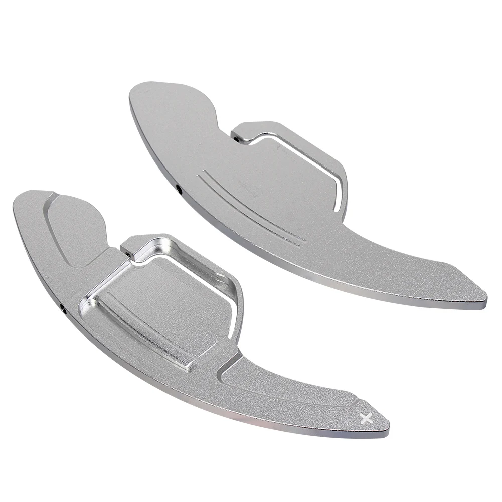 1 Pair Car Steering Wheel Extension Shifters Shift Aluminum Shift Paddles For AUDI A3 S3 A4 S4 B8 A5 S5 A6 S6 A8 R8 Q5 Q7 TT DSG