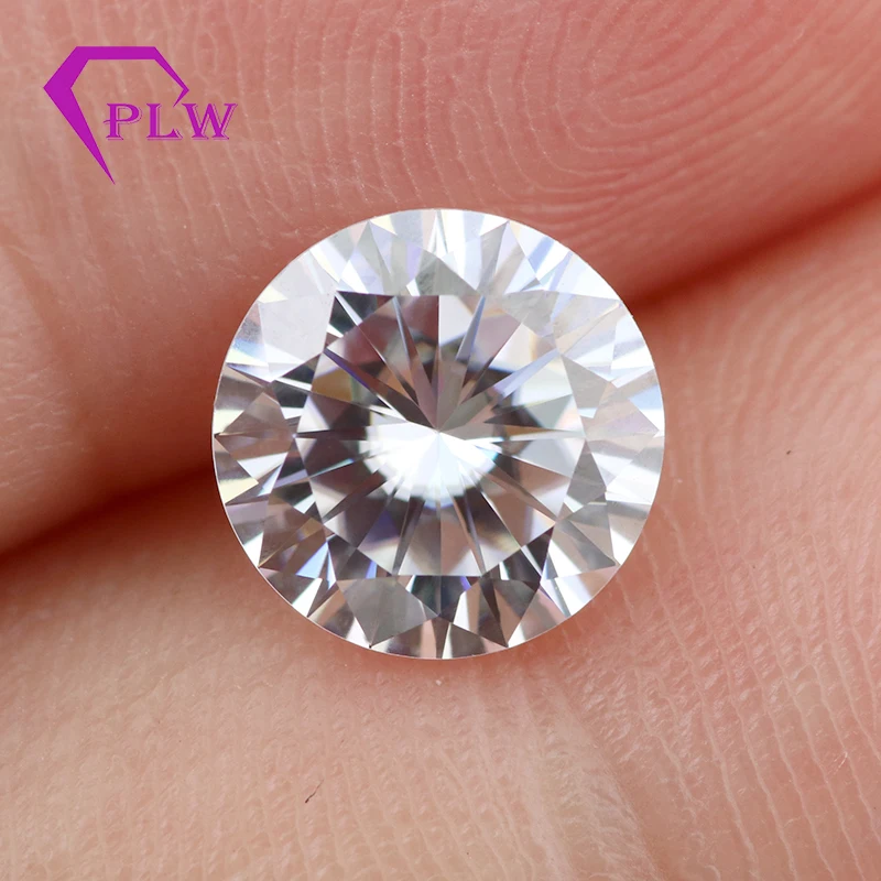 В том числе сертификат скидка качество EF Цвет 2 карат 8 мм 5 шт./упак. Муассанит VVS