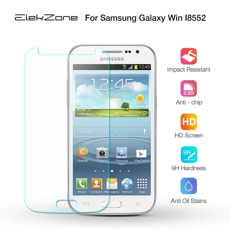 2.5D высококачественная пленка из закаленного стекла для samsung Galaxy Win I8552 Защитная