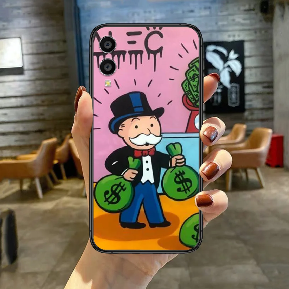 

Alec Monopoly Phone Case For HUAWEI Honor Nova 5 7 8 9 10 20 30 A C T I X Lite Pro black Etui 3D Prime Painting Hoesjes Soft