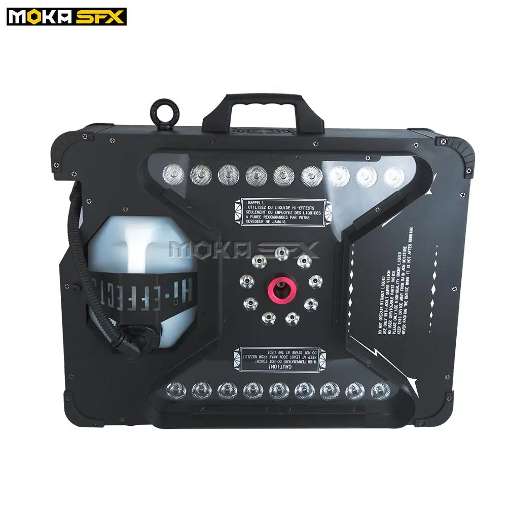 MOKA SFX супер струйная противотуманная Машина DMX 512 с пультом дистанционного управления мощный вертикальный дымоход светодиодный RGB цветной эффект вечерние украшения