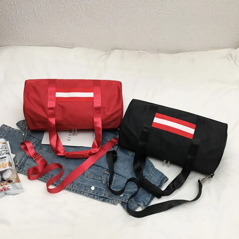 Складные портативные Цилиндрические сумки для тренажерного зала мужчин и женщин