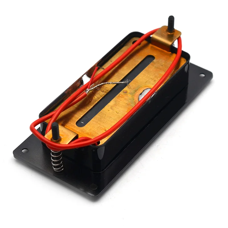 Электрический мини хамбакер с двумя линиями и 8 отверстиями пикап для окуня/моста