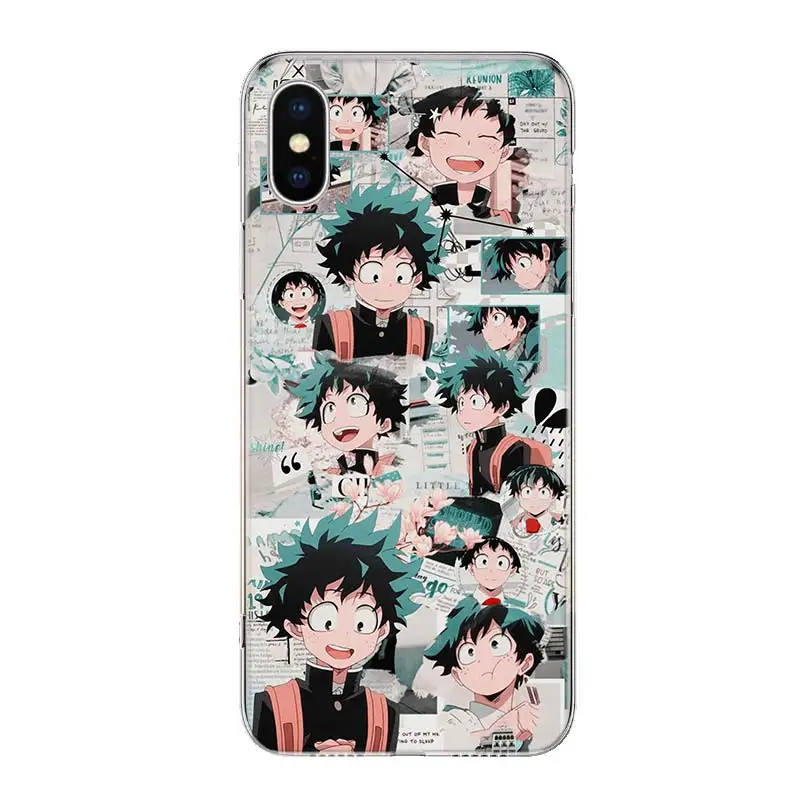 My Hero Academia Manga Phone For Apple Iphone 13 14 Pro Max 12 Mini 11 Case X XS XR 8 Plus 7 6 6S SE 2020 5 5S Cover Soft Patter