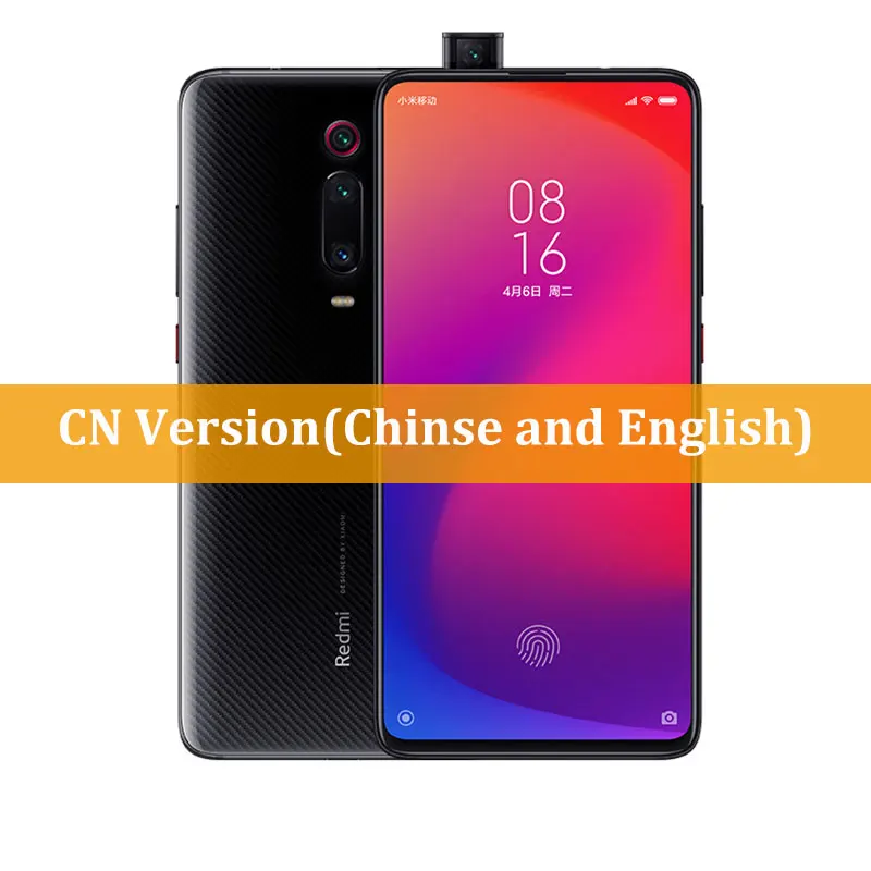 CN Version Black Global ROM Original Xiaomi Redmi K20 Pro 8GB RAM 256GB ROM Snapdragon 855 Octa Core Mobile Phone 6.39"AMOLED 48MP Camera 4000mAh - Цвет: CN Version Black