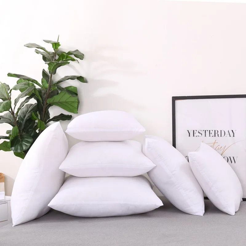 Throw Pillow Core Health Care Cushion Filling Cojines Decorative Pillow Core White PP Cotton Filler Thick Sofa