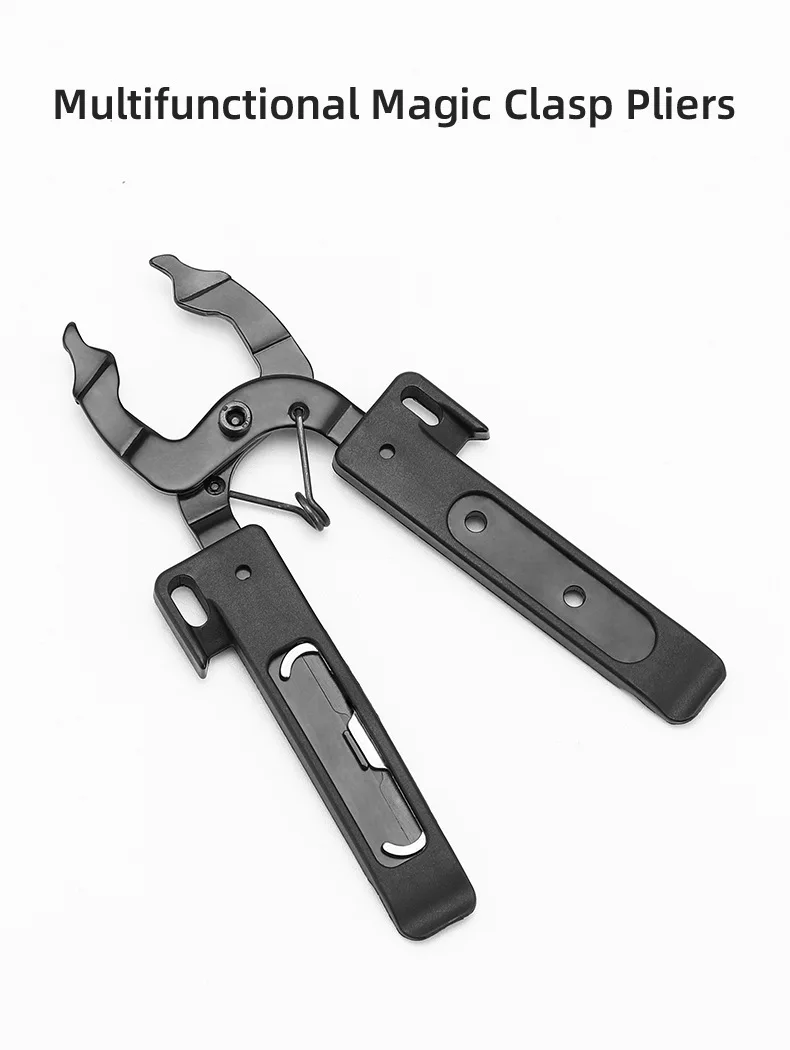 

Bicycle Chain Caliper Multifunctional Combination Tool Quick Release Chain Magic Buckle Pliers Road Mountain Bike Tire Spoon