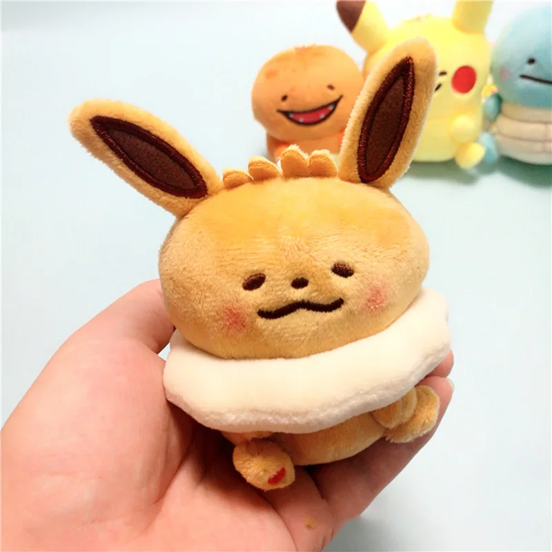 

pokemon Anime Figure Stuffed Toys Plush Plushie Gift Q Throw Pillow Soft Charmander Cute Boys Cute Eevee Toy For Children Girls