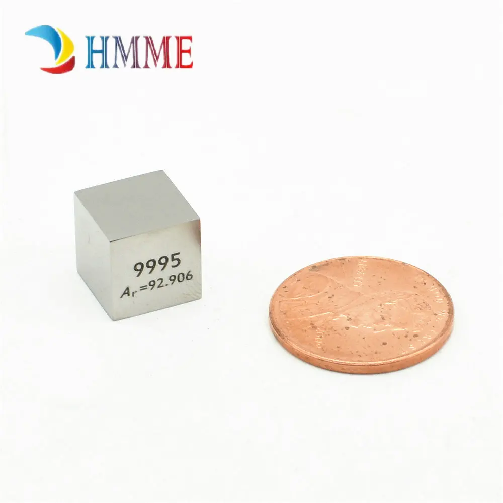 Polished Niobium 10mm Cube for Element Collection Nb Density Block Hand Made DIY Hobbies Crafts Display Mirror | Инструменты