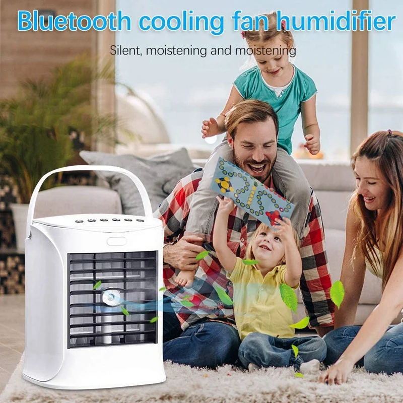 

USB Portable Personal Air Cooler, 3 in 1 Mobile Air Conditioners Purifier Space Cooling Fan for Home and Office