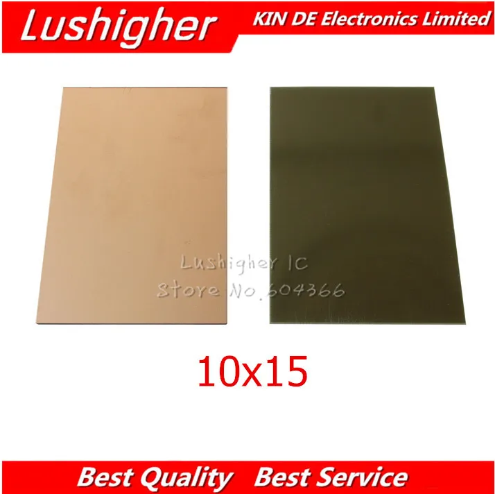 1 шт. FR4 PCB 10x15 см 10*15 односторонняя медная плакированная пластина DIY Kit