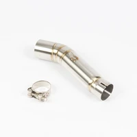 slip on motorcycle exhaust mid connect pipe middle tube stainless steel for honda cbr500 cb500f cbr500x 2013 2019