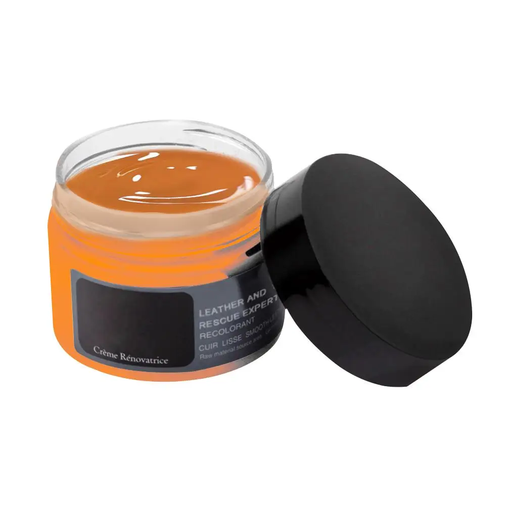 Light brown Цветная Палитра крем для обуви кожаный польский краситель кожа пятен воск обувь лак для сумки обувь диван мебель - Color: Light brown