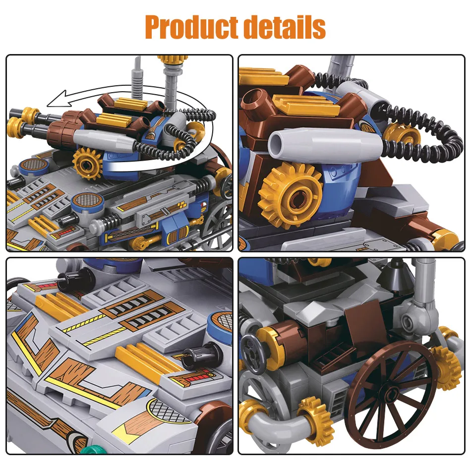 Age Of паровойсерии PUBG создатель города WW2 боевой танк Германия строительные блоки