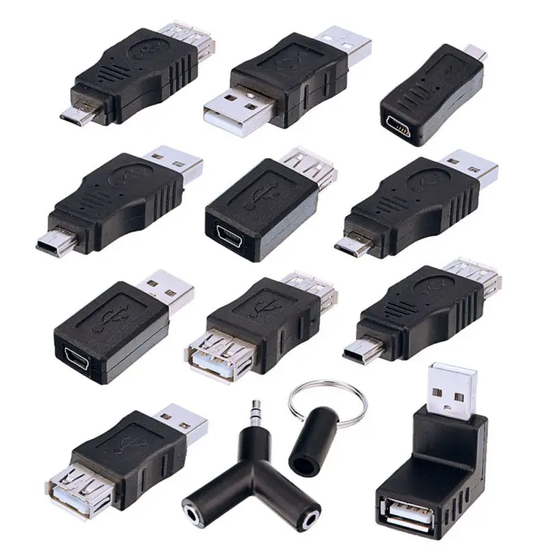Портативные USB Адаптеры Набор Plug and play портативный OTG конвертер разъем Поддержка