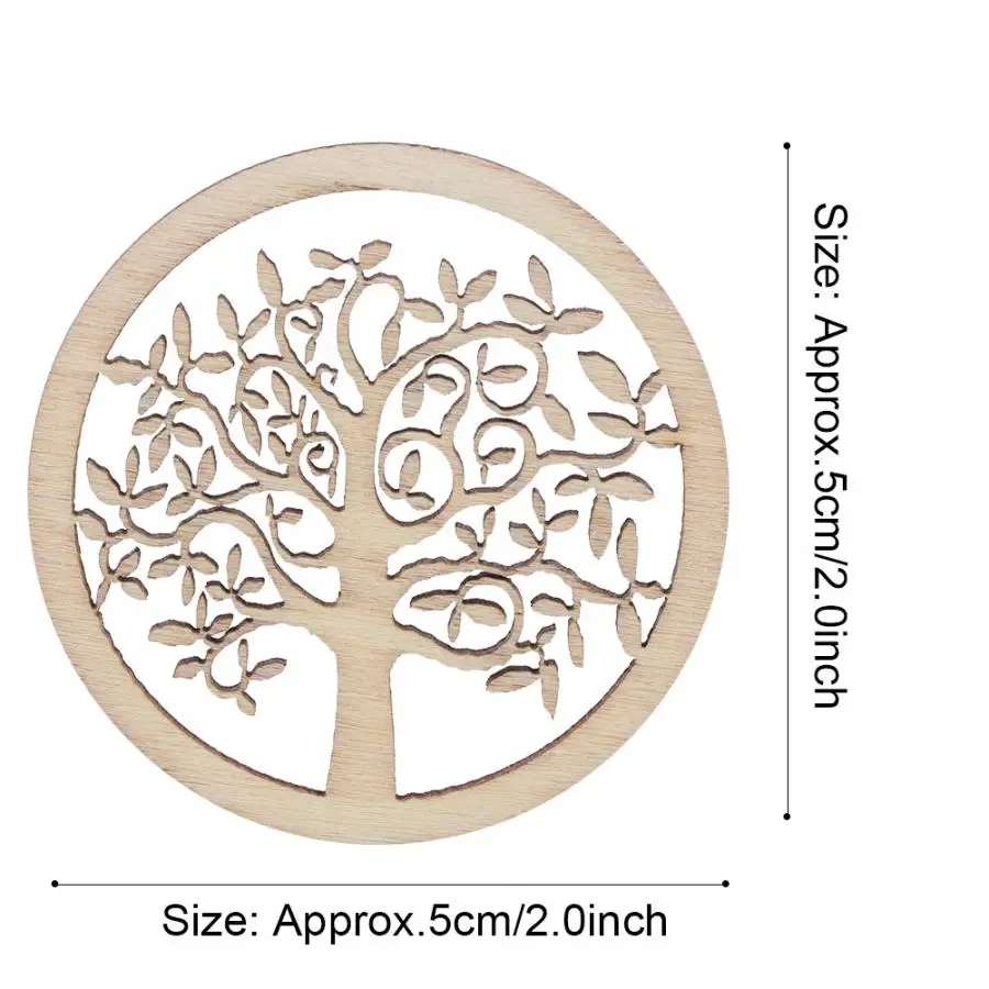 Хрустальная подвеска Рождественский кулон 10 шт. Круглый рисунок дерева