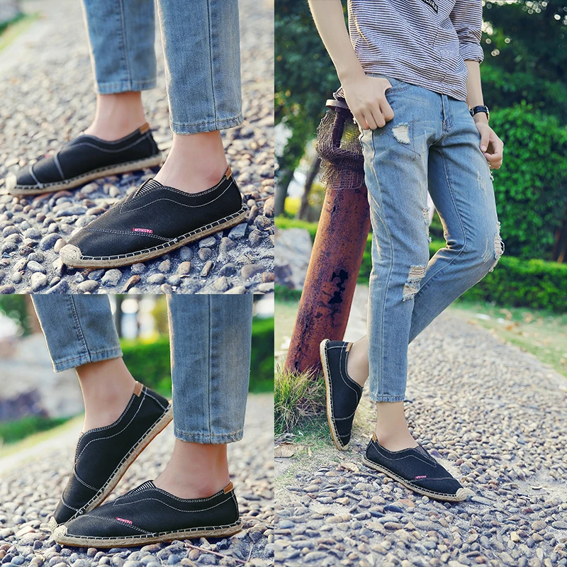 кеды сандали мужские красовки макасины Мужские лоферы без шнуровки Дизайнерская