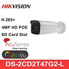 Hikvision 4 МП IP-камера ColorVu оригинальная стандартная Сетевая купольная IP-камера HD AcuSense POE H.265 + SD-карта