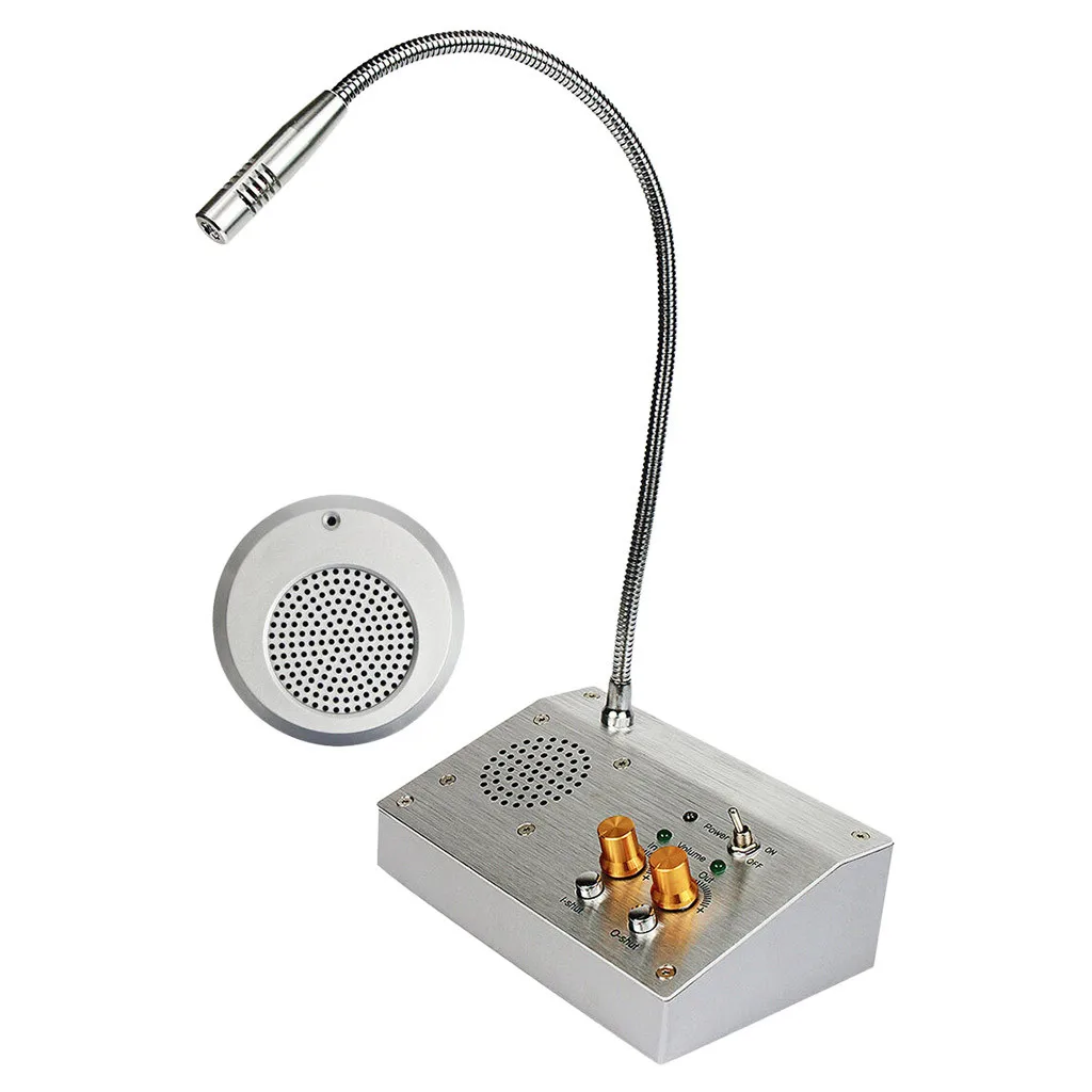 Dual Way Walkie Talkie Anti-Interference Window Counter Intercom System For Bank Ticket Station Dining Hall Voice | Мобильные