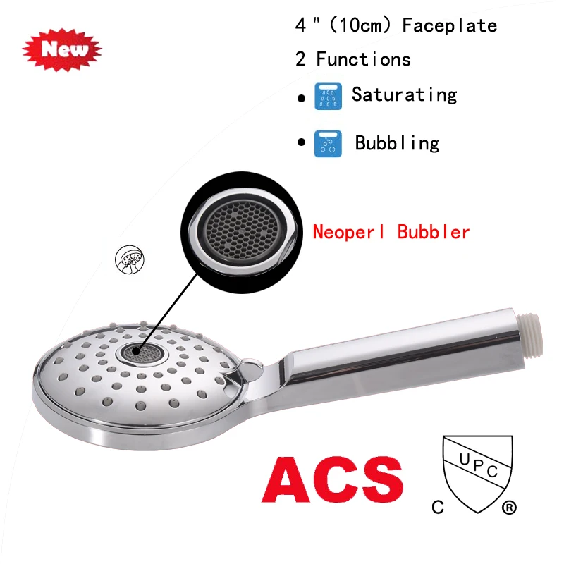 Насадка для душа FOHEEL регулируемая Лейка высокого давления ручного экономия воды