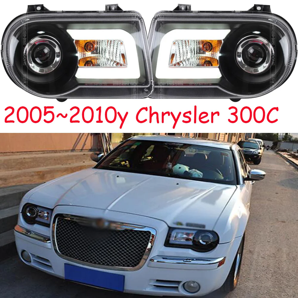 2005 ~ 2010y автомобиля bupmer головной светильник для Chrysler 300C автомобильные аксессуары
