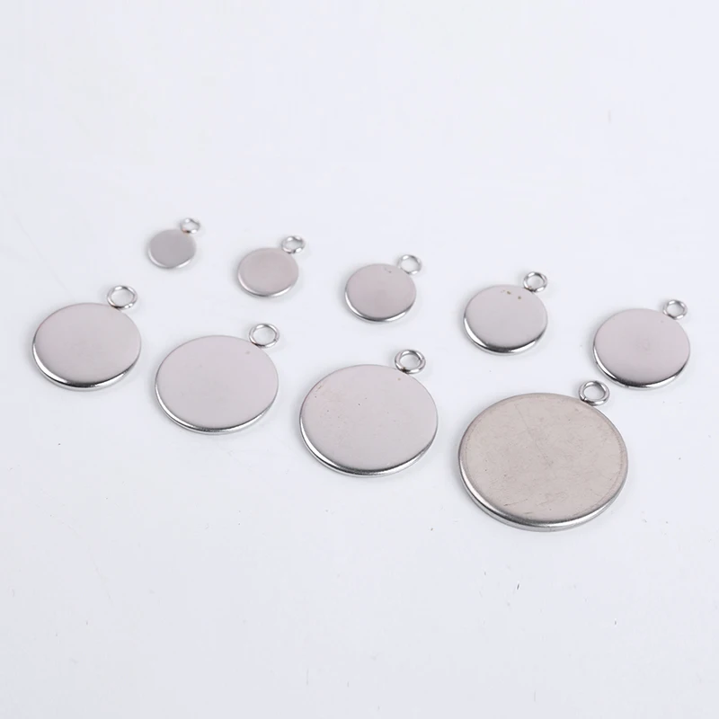 Основа для подвесок с кабошоном из нержавеющей стали 20 шт./лот 6 25 мм|Ювелирная