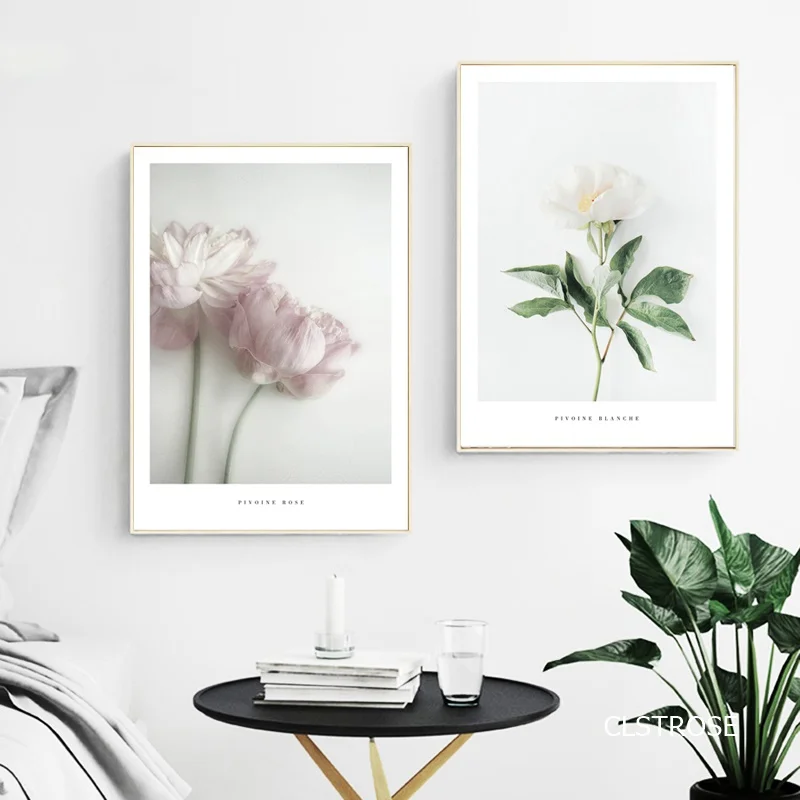 

Nordic Modern Abstract Style Contracted Pure And Fresh Quietly Elegant Posters Art Canvas Pictures For Living Room Deco Painting