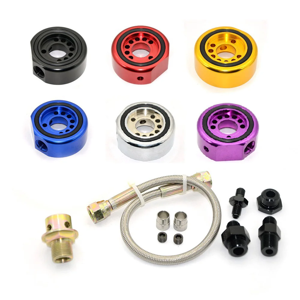 Адаптер питания масла Conversion Kit для Acura Honda Датчик фильтра слоистая плита радиатор