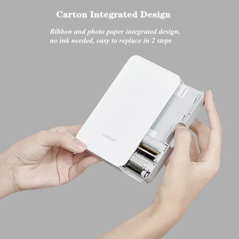 Домашний Карманный принтер 300 точек/дюйм портативный карманный мини-фотопринтер