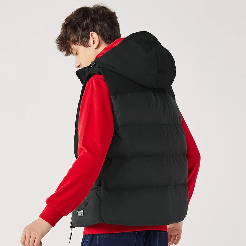 

SEMIR Vest Men Autumn 2020 New Waistcoat Cotton Warm Casual Coat Men'S Fashion Black Vest Trend